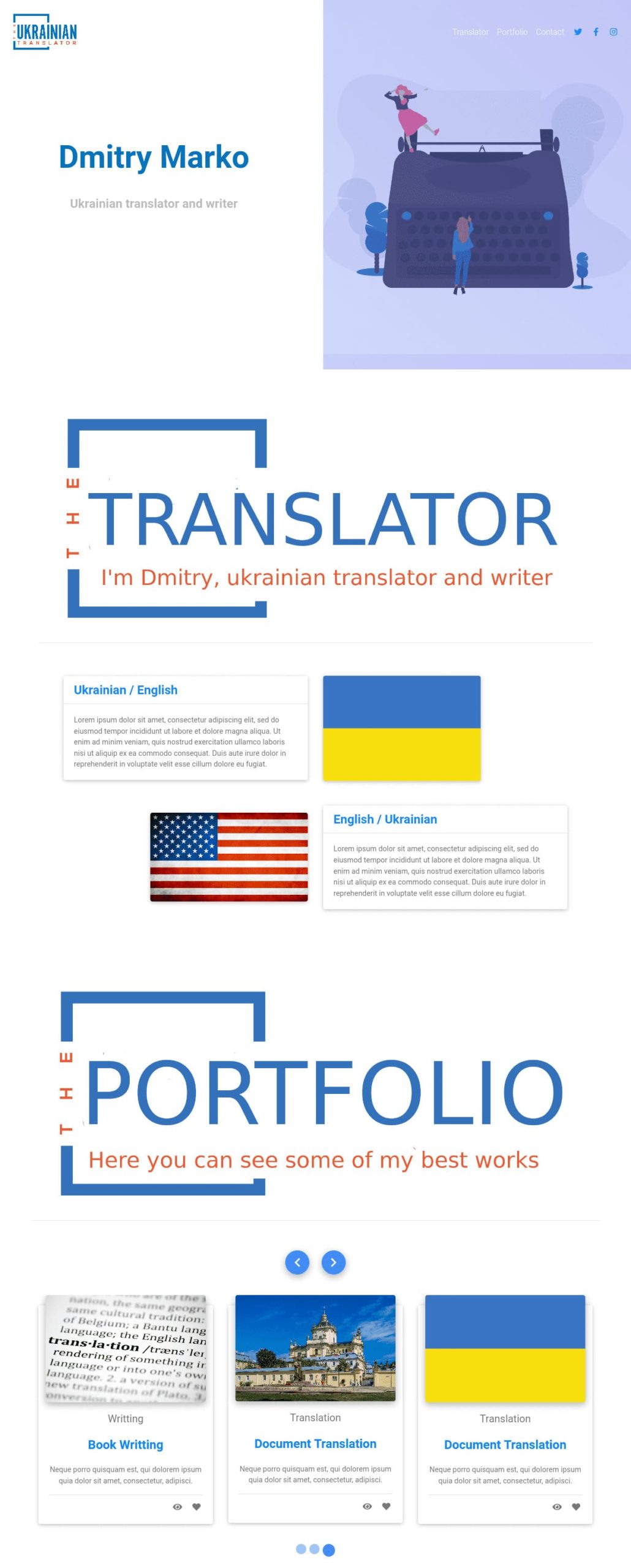 portfolio image - Tradutor ucraniano - ingles