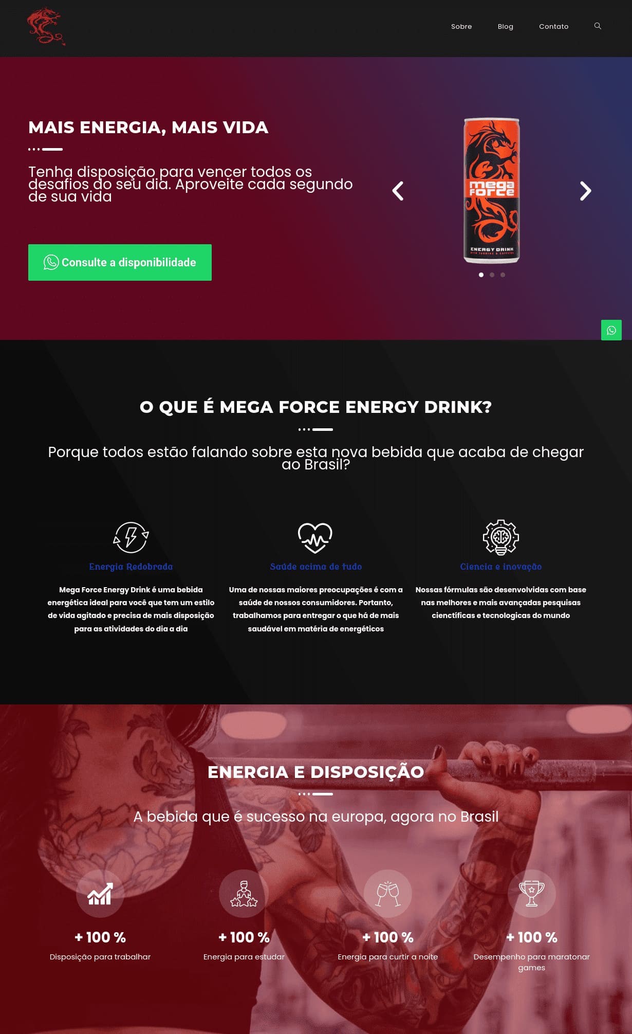 portfolio image - Mega Force Energy Drink Brasil